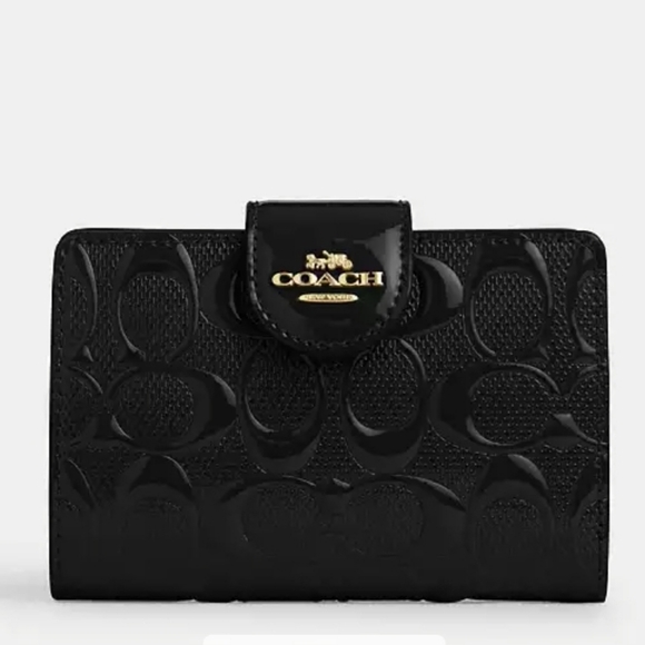 Coach Handbags - Coach Medium Corner Zip Wallet In Signature Leather